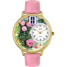 Personalized Roses Unisex Watch - Black Padded