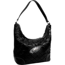 Philadelphia Eagles Black Quilted Hobo Purse