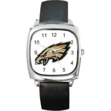 Philadelphia Eagles Unisex Silver-Tone Square Metal Watch 09