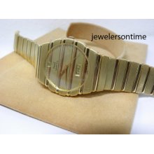 Piaget Men's 36mm 18k Yellow Gold Day Date Quartz Over 121grams