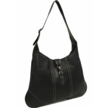 Piel 2746-BLK Black Medium Open Hobo