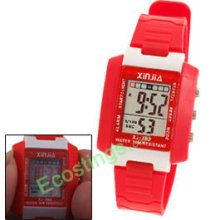 Plastic Digital Sports Watch Kids Children's Gift