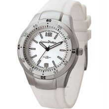 Promotional Sports Watch - Men's Rotating Bezel Logo Watch w/ Rubber Strap