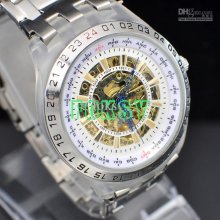 Quality Men Mechanical Watches Stainless Steel Winner Fashion Watch