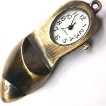 quartz movement pocket watch shoe pendant No10711