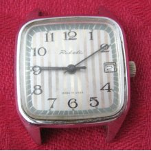 Raketa vintage Soviet mechanical mens wrist watch, serviced