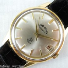 Rare 1980 Lord Benex Man Gf Ss Round Silver White Dial Felsa 4002 Automatic 88j