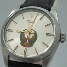 Rare Hard To Find 1960s Rolex Oyster 6426 Uae Eagle Dial Winding Vintage Watch