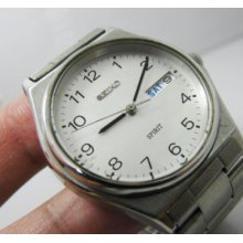 Rare Seiko Quartz Spirit Arabic 7n48-7000 Kanji Gents.