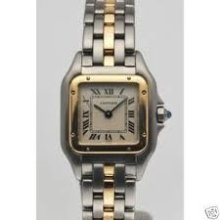 Rare Vintage Ladies Cartier Panthere 18k Gld Watch W25027q5