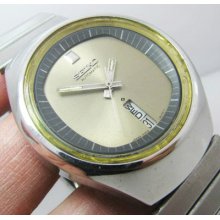 Rare Vintage Seiko 6309 Helmet Automatic Grey Dial Gents.