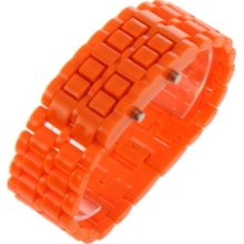 Red Led Lava Style Unisex Womens Mens Digital Wrist Watch Hs