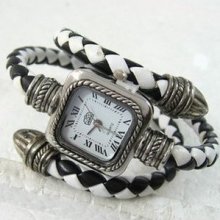 Retro Multicolor Roman Snake Bracelet Watch Lady Fashion Women Gift Quartz Watch