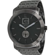 Rockwell Cartel Watch Gunmetal Stainless Steel Band/Black Face