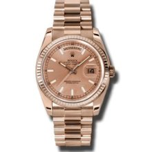 Rolex Everose President 36mm Day-Date 118235 RXP