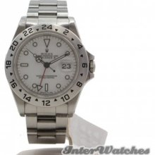 Rolex Explorer Ii Mens Steel Automatic White Dial Automatic Watch Year 1993