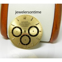 Rolex Factory Gold Stick Dial For Daytona Ref 16528