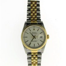 Rolex Gents Datejust, Used, Ss And 18k, Good Condition Model 16233