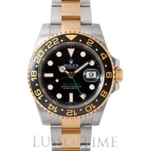 Rolex GMT-Master II 40 MM Oyster Stainless Steel & 18K Yellow Gold Men's Timepiece - 116713LN