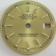 Rolex Ladies Datejust 69173 Or Caliber 2135 Gold Dial 20 Mm (nos & Original)