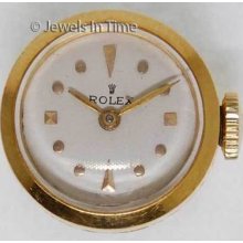 Rolex Ladies Rare Chameleon 18k Gold + Box & Straps