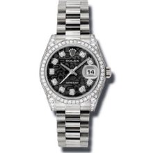 Rolex Lady White Gold President 31mm 178159bjddl