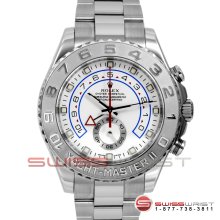 Rolex Men's Yacht-Master II White Gold 116689 43MM Model