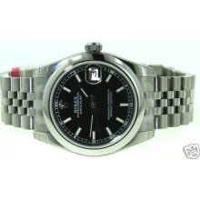 Rolex Midsize Stainless Steel Datejust Watch Box & Papers Yr 2012 Model 178240