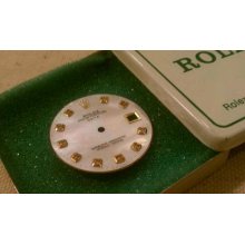 Rolex Mother Of Pearl Diamond Dial - Please Offer,,mens Date Non Quick