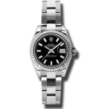 Rolex Oyster Perpetual 179174 BKSO WOMEN'S WATCH