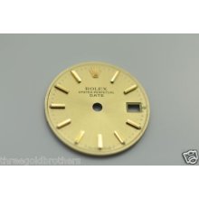 Rolex Oyster Perpetual Date Gold Dial