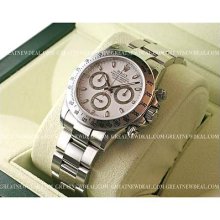 Rolex Oyster Perpetual Daytona Ss White Dial - 116520