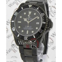 Rolex Sea Dweller 16600 M Serial Stainless Steel Pvd Black Dial Date