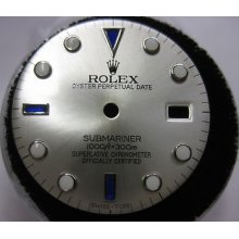 Rolex Submariner Serti Dial Silver With Sapphires & Luminous Stainless Steel