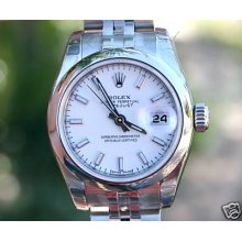 Rolex Watch Ladies Datejust Stainless Steel Unworn 2010