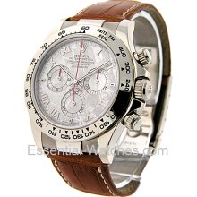 Rolex White Gold DAYTONA on Strap 116519 116519