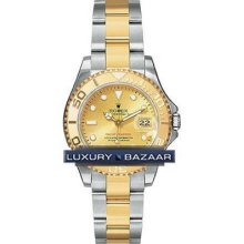 Rolex Yacht-master 35mm 168623 (yellow Gold Dial, Dot Markers)