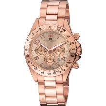 Rose Gold Watches - Chronograph Stainless Steel Men's Watch by Charles Hubert