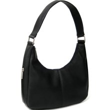 Royce Leather Women's Vaquetta Hobo Bag (Black)