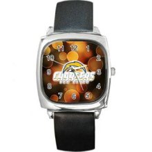 San Diego Chargers Unisex Silver-Tone Square Metal Watch 08