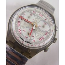 Scm106 Swatch 94 Pleasure Dome Chrono Classic Authentic