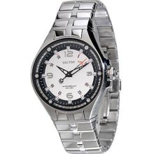 Sector 550 Series White Dial Stainless Steel Womens Watch 3253412515