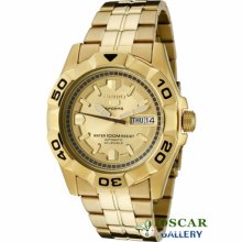 Seiko 5 Snze52k1 Gold Plated Automatic Sport Men's Watch 2 Years Warranty