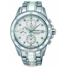 Seiko Sportura wrist watches: Diamond Sportura White Ceramic sndx95