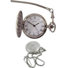 Sekonda Gents Men's Pocket Watch With Chain - 3798 - White Dial