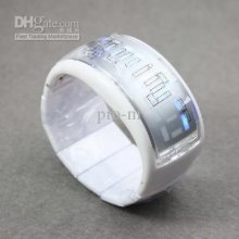 Sell Unisex Jelly Bracelet Digital Watch White In