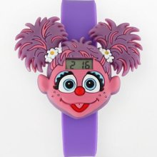 Sesame Street Abby Cadabby Purple Digital Watch - Sw2506-Ab - Kids