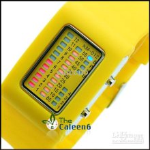 Silicone Strap Unisex Led Light Digital Electronic Multicolor Luxury