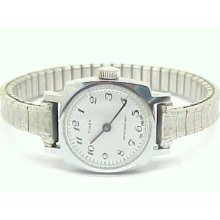 Silver Tone Ladies Timex Wristwatch