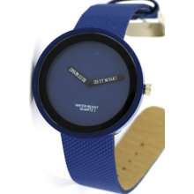 Simple But Fashion- Men's Sport Quartz Wrist Watch Woman Boy Analog Display Blue